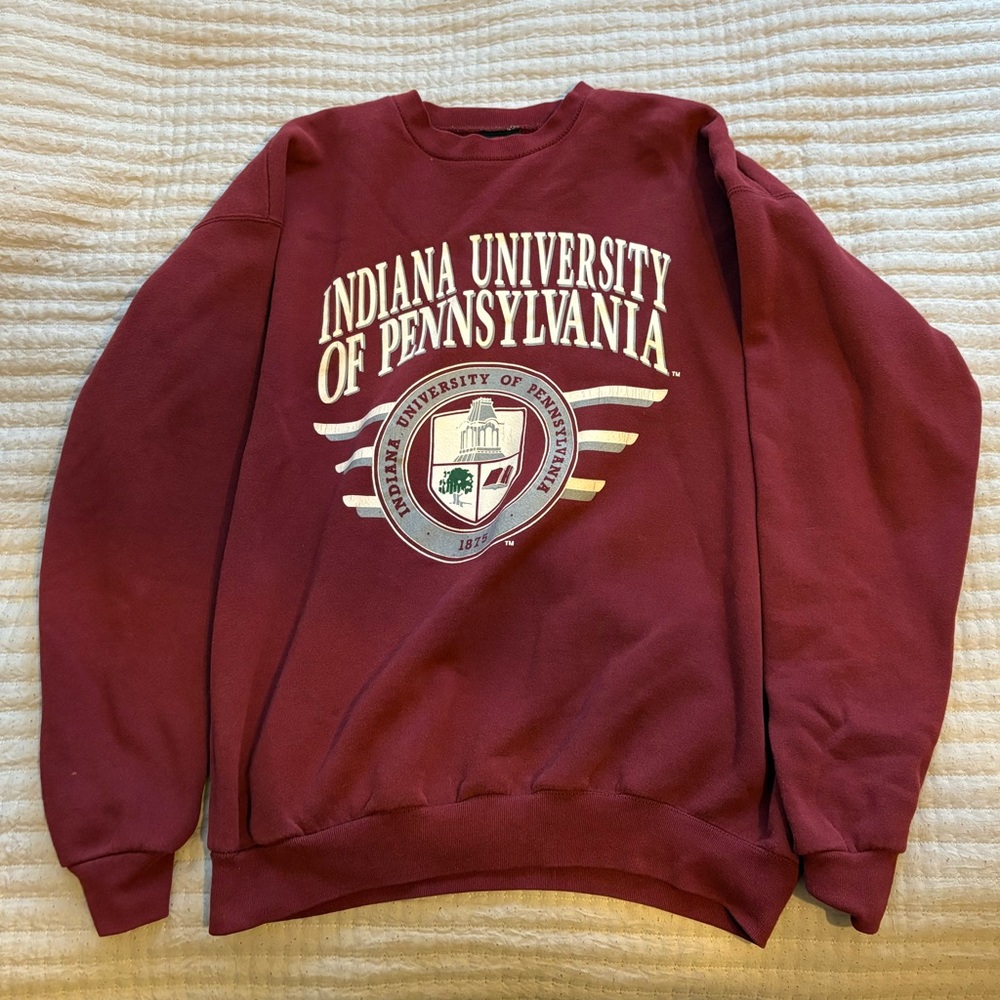 Indiana University of Pennsylvania Maroon Sweater